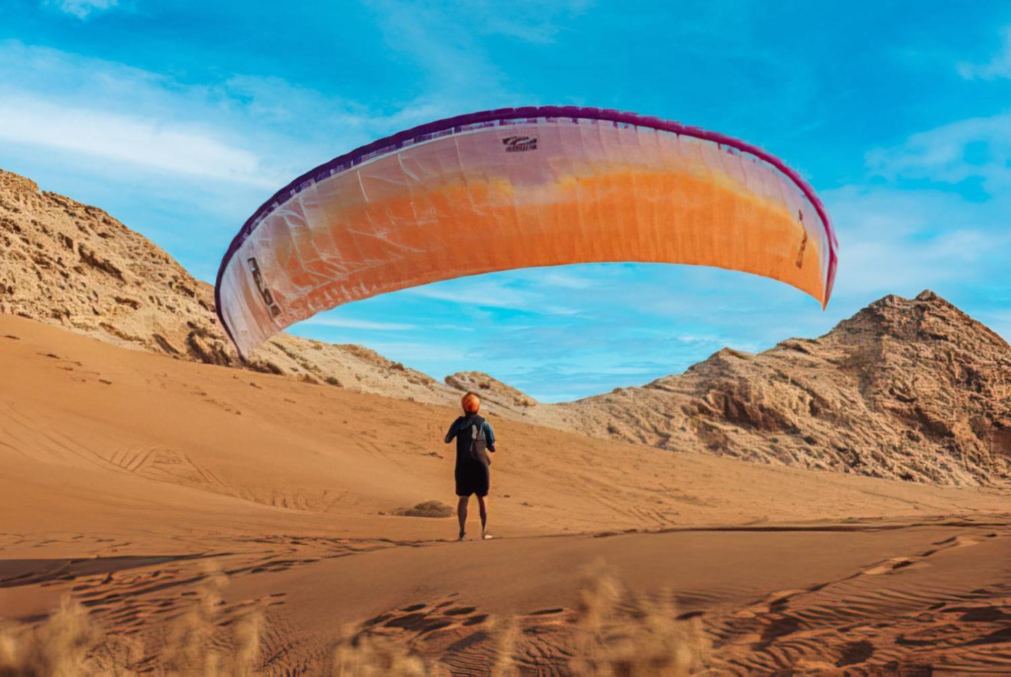 Al Badayer Retreat By Sharjah Collection Ξενοδοχείο Margham Εξωτερικό φωτογραφία Parachute landing on the dunes